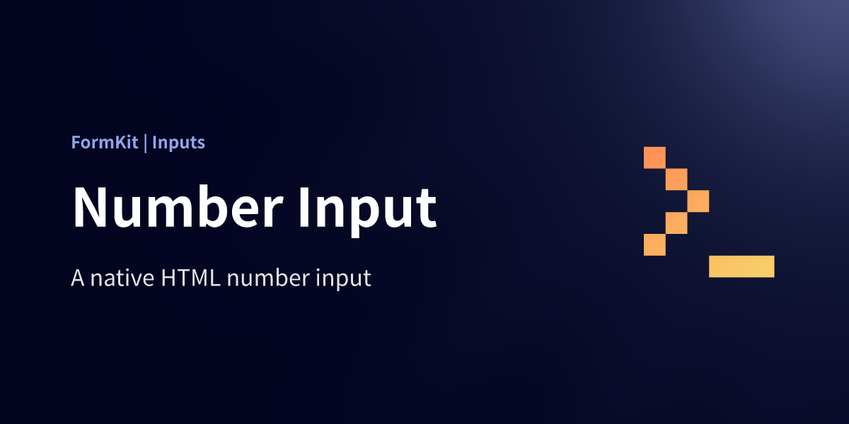 Number Input ⚡️ FormKit
