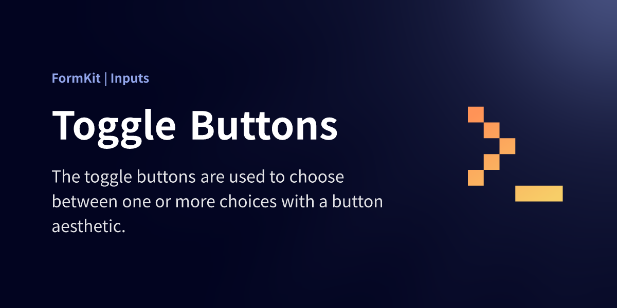 Toggle Buttons 