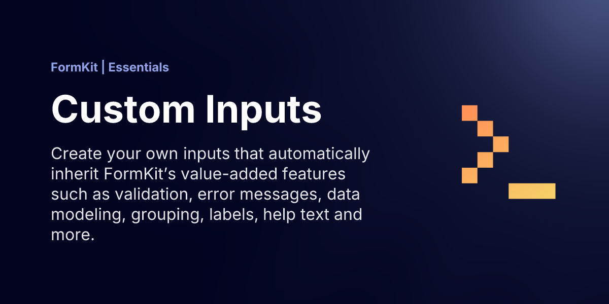Custom Inputs ⚡️ FormKit