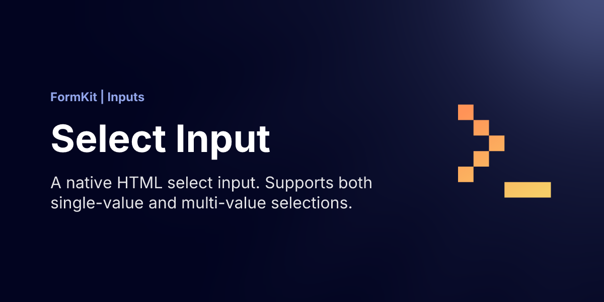 Select Input ⚡️ FormKit