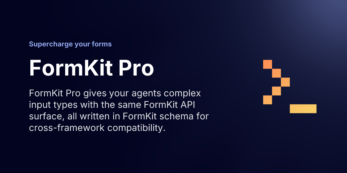 FormKit Pro ⚡️ Premium inputs for production forms